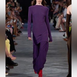 Tibi Drapey Jersey Lantern Skirt 6